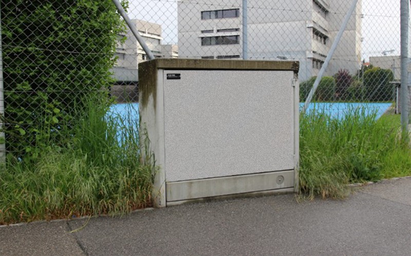 Petite armoire de distribution électrique